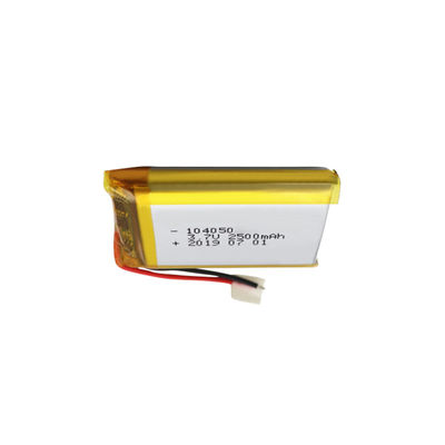 104050 3,7 V Navulbaar Gediplomeerd Li Polymer Battery Pack 2500Ah kc