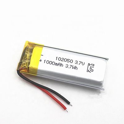 Het Polymeerbatterij 3,7 V-Goedgekeurde Lithiumbatterij 1.0Ah kc van het 3,7 Voltlithium