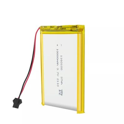 Batterij 1160100 3.7V 10000mAh van Li Polymer Rechargeable High Capacity Lipo