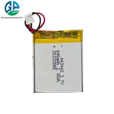 Un38.3 443442 Lithium Polymer Battery Pack 3.7v Oplaadbaar 600mah 640mah