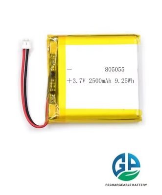 KC Oplaadbare 3.7v Lithium Polymer Battery Li Ion Lipo Battery 2500mah 805055