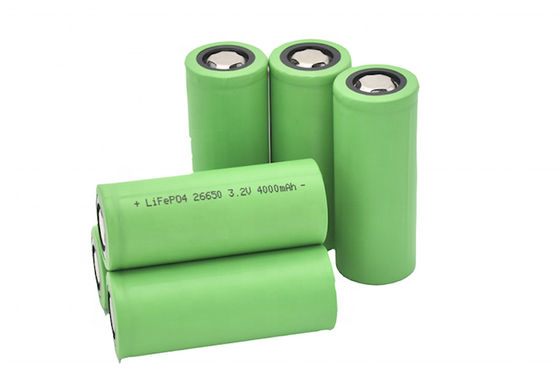 Navulbare MSDS 3.2v 4000mah IFR 26650 LiFePO4-Batterijcel Hoge Capaciteit