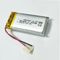 KC IEC62133 Goedkeuring 3,7 volt oplaadbare batterij 802040 3,7v 650mah met Pcb Li-polymer batterij