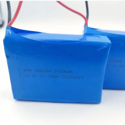 Hoogspanning Li-polymeer oplaadbare batterij 14,8 V 505068 4S1P