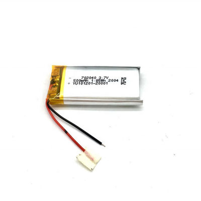 Kc-de Batterij van het het Lithiumpolymeer van Ce 702040 3.7v 500mah voor Controlemateriaal