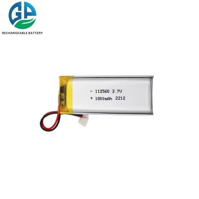 ISO9001 Batterij 112560, het Lithium Ion Polymer Battery Pack van kc Lipo van 3.7V 1800mAh 6.66Wh