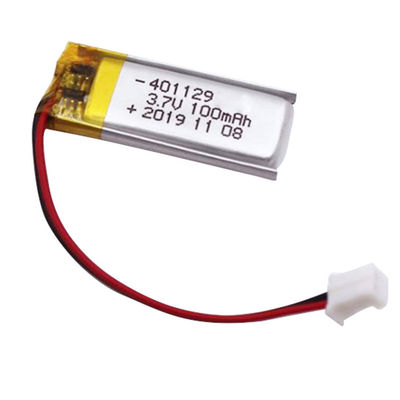 kopen Li Polymer 3.7V 100Mah 401129 Goedgekeurd de Batterijpak kc van het Lithiumpolymeer online manufacture