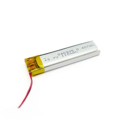 buy 3.7V 80mAh IEC62133 CB KC Goedgekeurde kleine lithium-polymerbatterij voor draagbare apparaten online vervaardiging