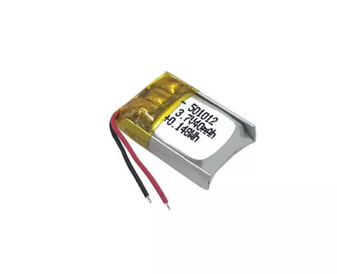 buy 501012 45mAh 3.7V Lithium-polymerbatterij met KC/CB-certificering voor TWS-oordopjes en slimme apparaten online vervaardiging