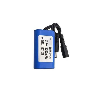 kopen 5200mAh 3,7V 18650 lithium-ionbatterijpak met 500 cycli voor industriële toepassingen online vervaardiging