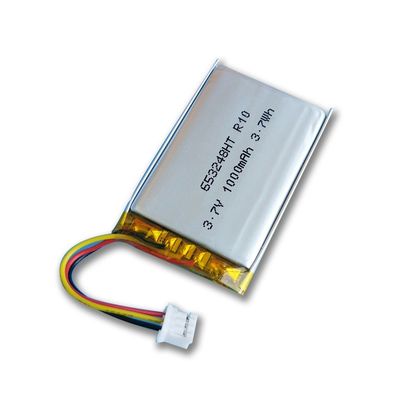 kopen GPS-Drijver 3.7V 653248 Li Ion Battery Pack, 1000mah Klein Li Polymer Battery online manufacture