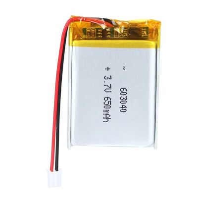 kopen KC UN38.3 Gecertificeerd 650mAh 3.7V Lithium Polymer Battery Pack - Oplaadbare Lipo Battery online vervaardiging