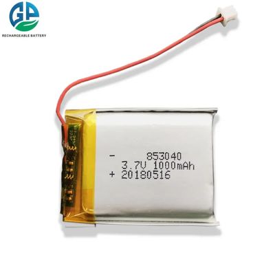 kopen KC 803040 3.7V 1000mAh Lithium Polymer Battery met 500 cycli Oplaadbare LiPo Batterij Pack online vervaardiging