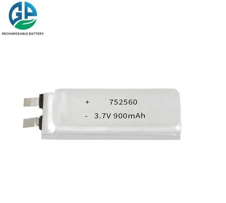 kopen Van het het Lithiumpolymeer van kc 3.7V 900mAh Lipo Batterijcel 752560 het Lange Cyclusleven online manufacture