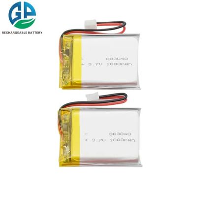 kopen Van de het Polymeer Navulbaar Batterij van het hoge Capaciteitslithium Li-Ion 803040 3.7v 1000mAh online manufacture