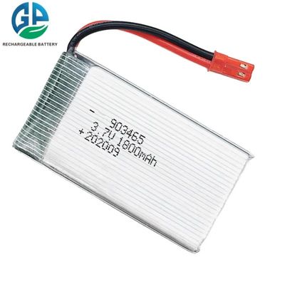kopen KC-gecertificeerde 1800mAh 25C ontladingssnelheid Li-polymeerbatterijpak 3,7V oplaadbare Lipo-batterij online vervaardiging