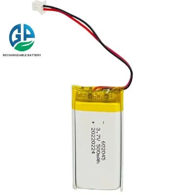 buy 3.7V 500mAh Lithium Polymer Battery Pack met 500 keer Cycle Life Oplaadbare Lipo Battery online vervaardiging