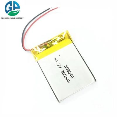 kopen 99% Efficiëntie 3.7V 300mAh 500 keer Levensduur Aangepaste Lipo Batterij Lithium Polymeer Batterij online vervaardiging