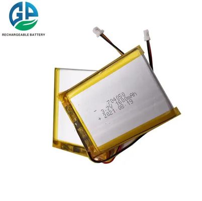 buy KC IEC62133 Goedgekeurde 704050 3.7V 1600mAh Oplaadbare Polymeer Lithium Lipo Batterij Pack online vervaardiging