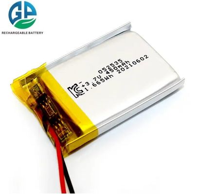 kopen 3.7V 450mah Lipo 502535 Oplaadbare Lithium Ion Polymer Battery Pack 3.7 V Voor draadloos product/Blue Tooth oortelefoon online manufacture