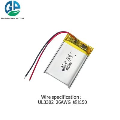 kopen KC IEC62133 Hoge kwaliteit 3.8V 700mah 652535 Lithium Polymer Battery Pack 500 keer online manufacture