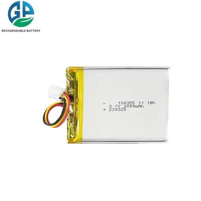 kopen Oplaadbare Lipo-batterij KC CB IEC62133 Goedgekeurde professionele fabriek 3000mah 3.7v Beste verkoop 104355 Voor drone online manufacture