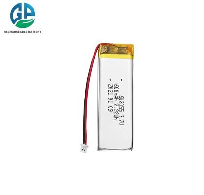 buy 602055 600mAh KC IEC62133 Goedgekeurde Lithium Polymeer Batterij Oplaadbare Batterij Pack online vervaardiging