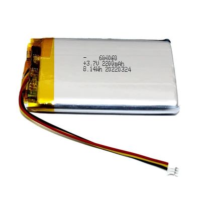 kopen IEC62133 Goedgekeurd 2200mAh 6.8*40*60mm Lithium Polymer Battery Pack Oplaadbare Lipo-batterij online manufacture