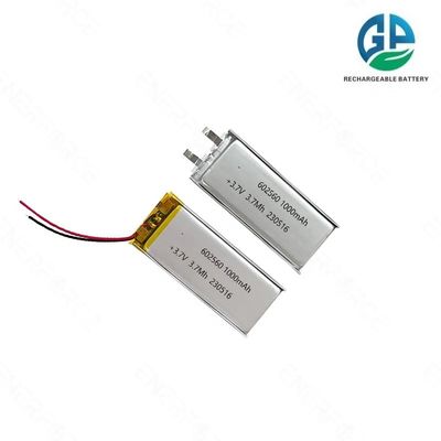 buy Oplaadbare KC CE-gecertificeerde 3.7V 1000mAh Lithium Polymer Battery Pack Li-Polymer Battery online vervaardiging