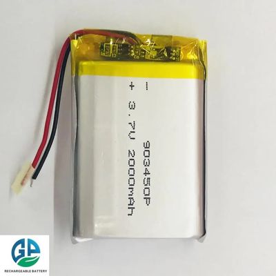 kopen Hoge ontladingssnelheid batterij 30C Max60C Oplaadbaar 903450 3.7V 2000mah Lipo batterij 3.7V Li-Polymeer batterij online manufacture