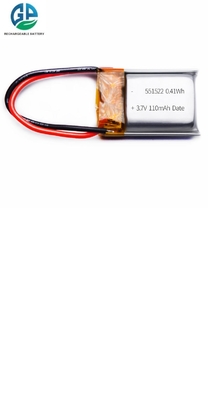 kopen Lithium Metal Polymer Batteries 3.7v 110mah KC High Quality Hot Selling Low Price Rechargeable 551522 3.7V 110mah online manufacture