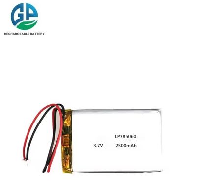 kopen KC IEC62133 Goedgekeurde 3.7V 2500mAh Lithium Polymer oplaadbare Lipo-batterij voor schoonheidsapparatuur online manufacture