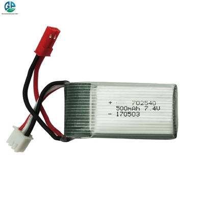 kopen KC goedgekeurde Lipo Batterij 702540 7.4V 25C Oplaadbare 500mAh Lipo Batterij Pack Lithium Polymeer 7.4V Oplaadbare LP702540 Batterij online manufacture
