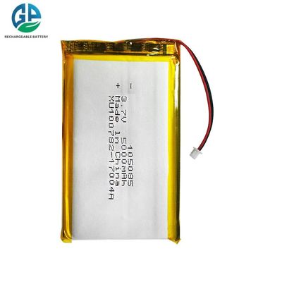 kopen High Capacity 3.7v 18.5wh Custom Lithium Polymer Battery Rechargeable Lithium Polymer Battery 105085 3.7V 5000mah online manufacture