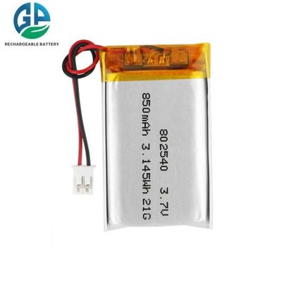 kopen 3.7v 802540 850mah 25c Lipo Rechargeable Battery Quality Lithium Polymer Batterie Lithium Polymer KC Certified Battery online manufacture