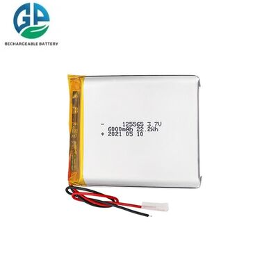 kopen 6000mAh 3.7V 1S Oplaadbare Lithium Polymer Battery Pack Custom Lipo Battery met stekker online manufacture