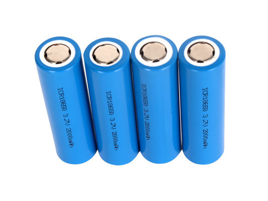 kopen 2000mAh 3C Hoge ontladingssnelheid 18650 Lithium-ion batterij 3.7V Oplaadbare 18*65mm online vervaardiging