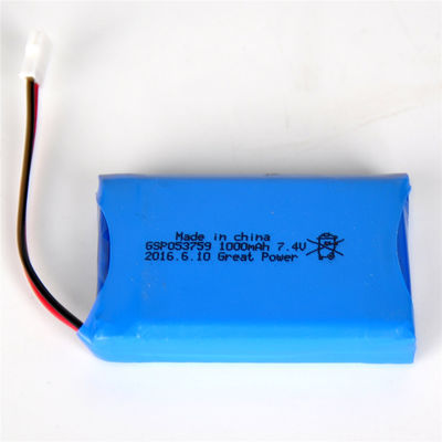 kopen 7.4V 1000mAh 503759 Lithium-Polymeer Batterijpakket Oplaadbare LiPo Batterij online manufacture