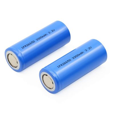 kopen 3.2V 3400mAh 26650 LiFePO4 Batterijcel met 2000 cycli levensduur voor industriële toepassingen online vervaardiging
