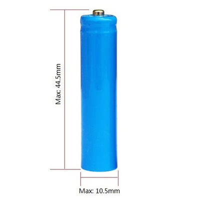 kopen 320mAh 3.7V AAA Grootte 10440 Lithium Ion oplaadbare batterij voor tandenborstel online vervaardiging