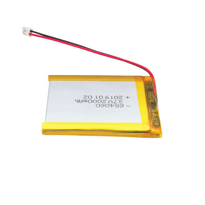 kopen UN38.3 Gecertificeerd 2000mAh 654060 Li-polymerbatterijpakket - Lipo-batterij met een hoge capaciteit online vervaardiging