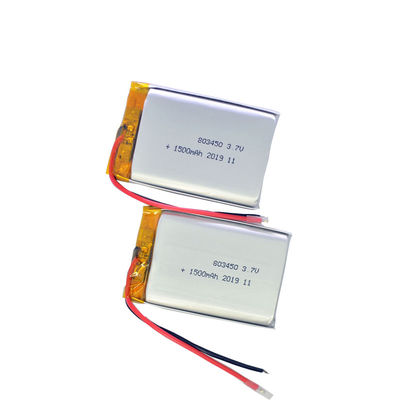 kopen Oplaadbare 1500mAh 3.7V Lithium-polymeerbatterij met 500 cycli voor digitale producten online manufacture