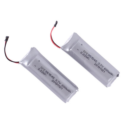 buy Lithium-polymeer batterijpakket 600mAh 3,7V met 500 keer levensduur voor consumentenelektronica online vervaardiging