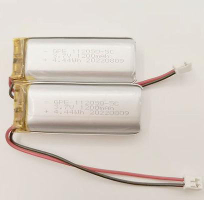 Navulbare 5C Li Polymer Battery, 3.7V 1200mAh Li Poly Battery Pack