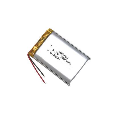 103450 2000mAh 3.7V Erkend Li Poly Rechargeable Battery Pack kc
