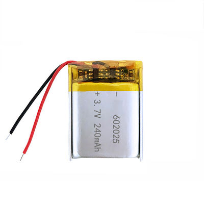 500 het Lithiumbatterij van het Cycli3.7v Li Polymer Cell 250mAh Polymeer met kc