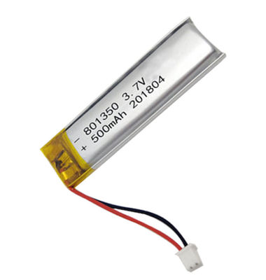 801350 van de de Batterijmacht van 3.7v 500mah 1.85wh Lipo de Certificatie van het de Bankkc CITIZENSE BAND