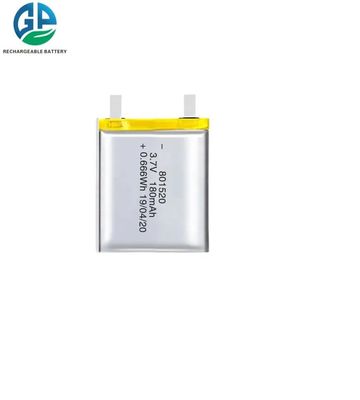 Navulbaar Li Ion Polymer Battery 3.7V 450mah 801520 Goedgekeurde 1S 2S 3S kc