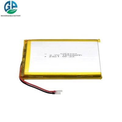 Het Polymeer Navulbare Batterij Li Polymer 3.7V 10Ah Lipo van het hoge Capaciteitslithium 1260100 10000mAh