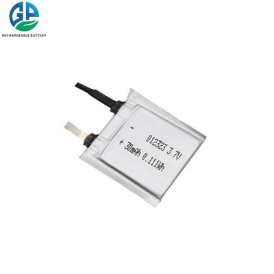 3,7 V 30 mAh KC-gecertificeerde oplaadbare Li-ionbatterij voor elektronische en medische apparaten